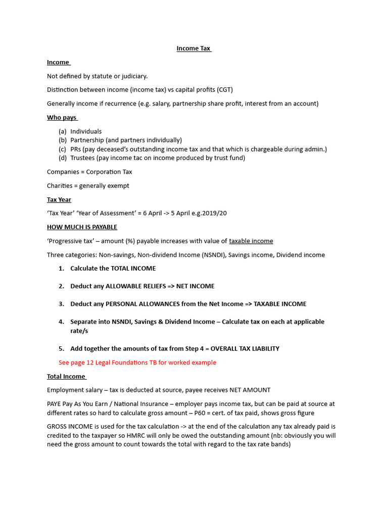 Understanding Income Tax Basics | PDF | Income Tax | Taxes