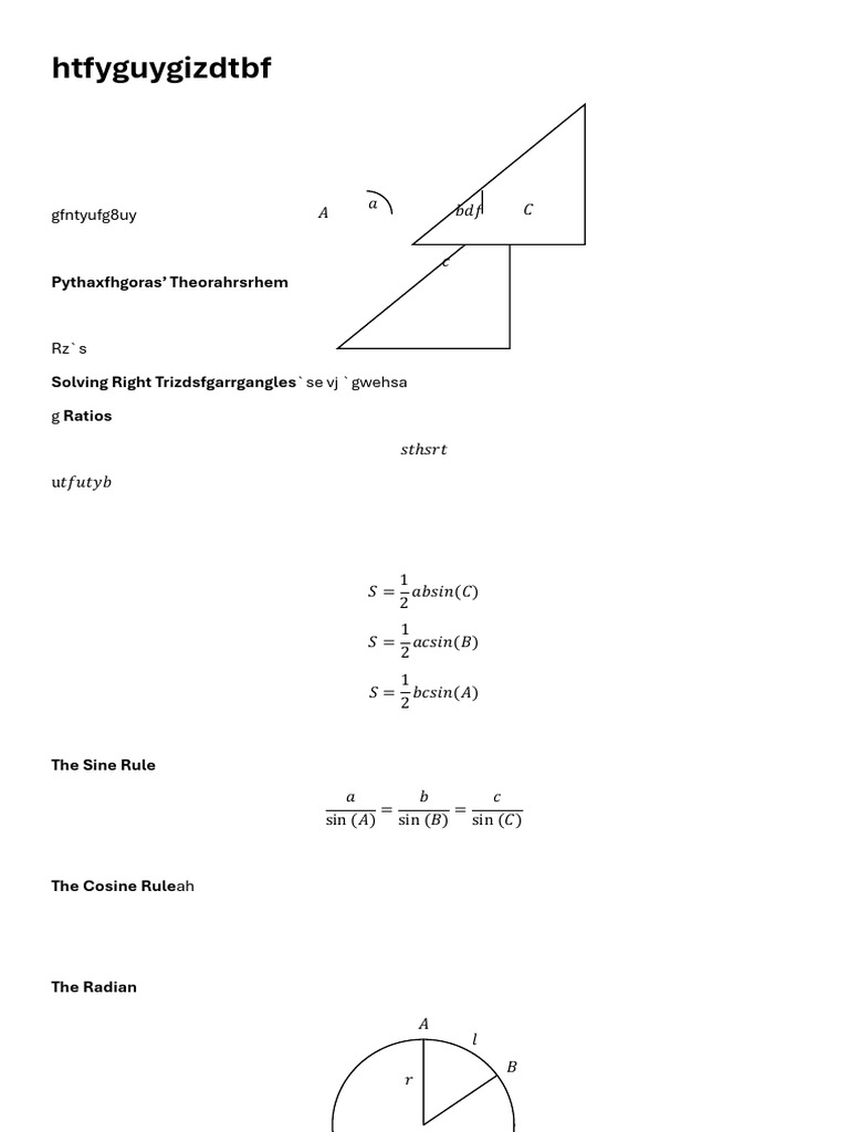 Understanding Sine and Cosine Rules | PDF | Combinatorics | Rotation