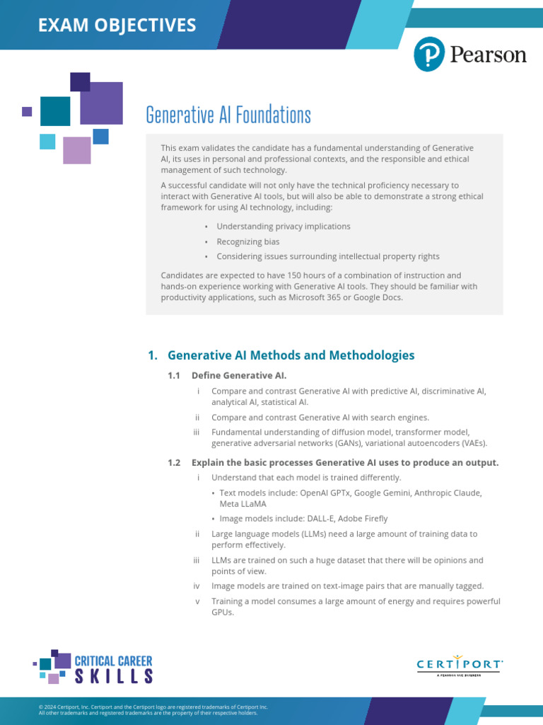 Generative AI Foundations Overview | PDF | Artificial Intelligence ...