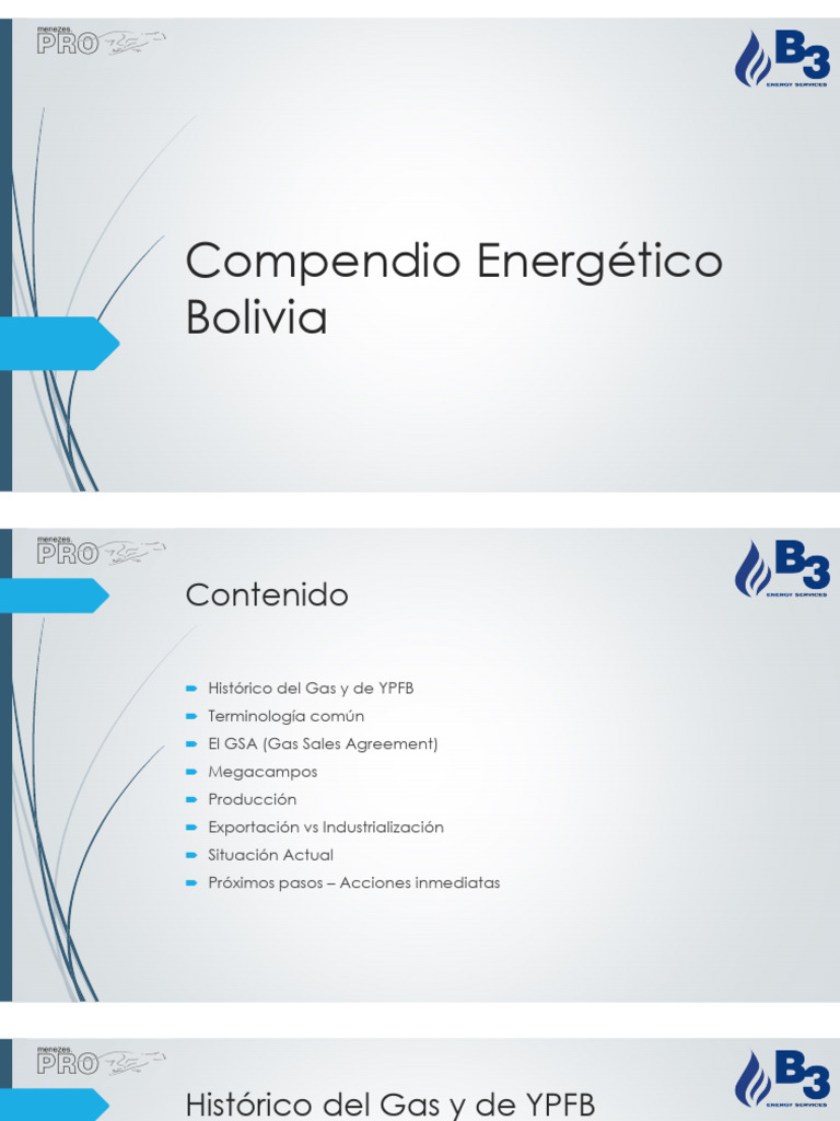 Análisis del Gas Natural en Bolivia | PDF | Gas natural | Bolivia