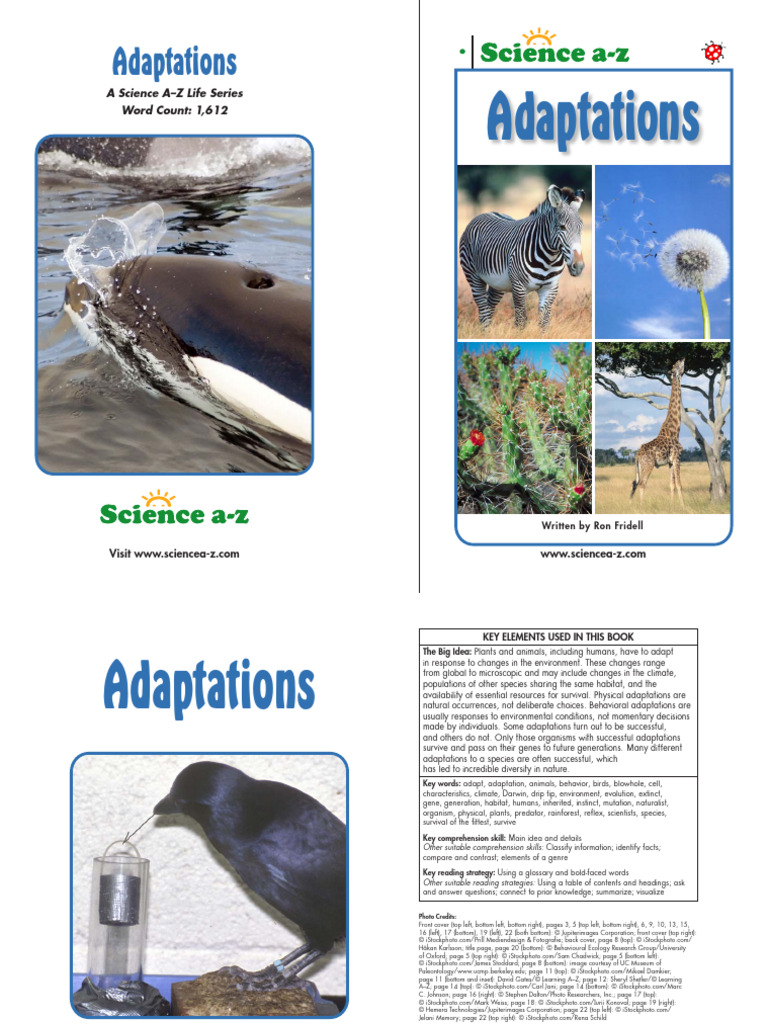 Adaptations5-6 Nfbook Low | PDF | Whales | Adaptation