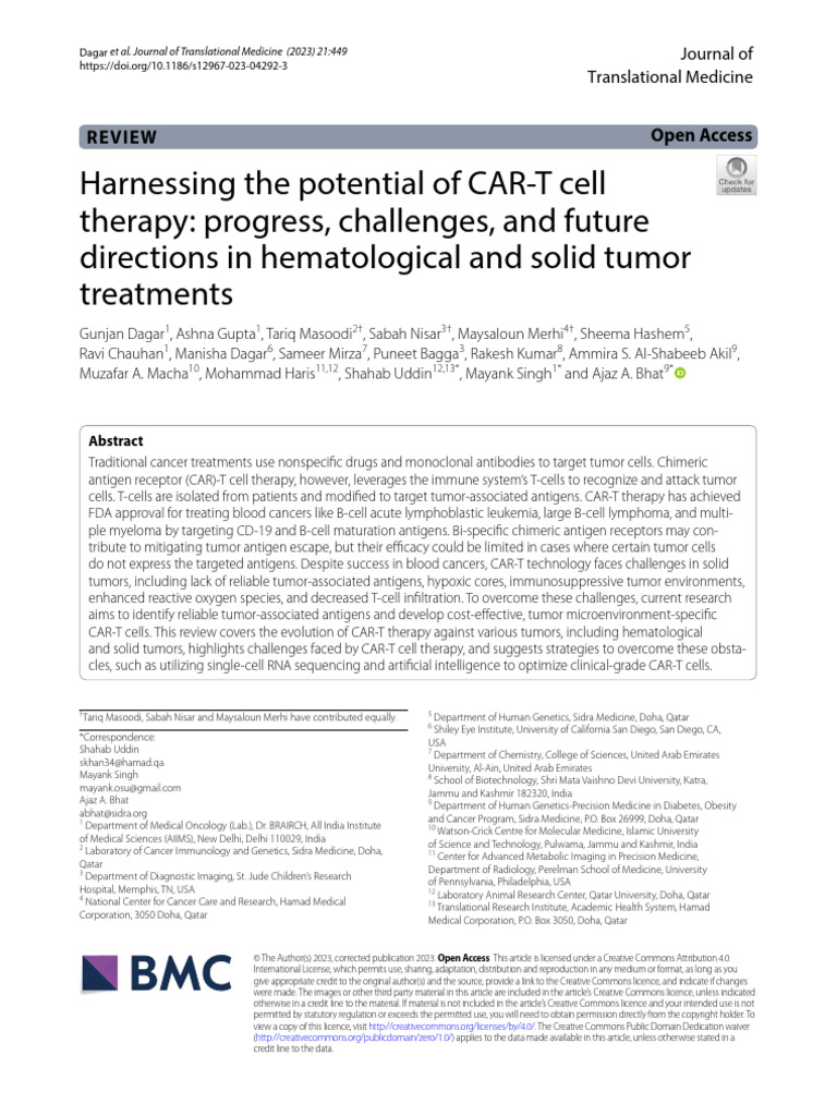 1-5 | PDF | Immunotherapy | T Cell