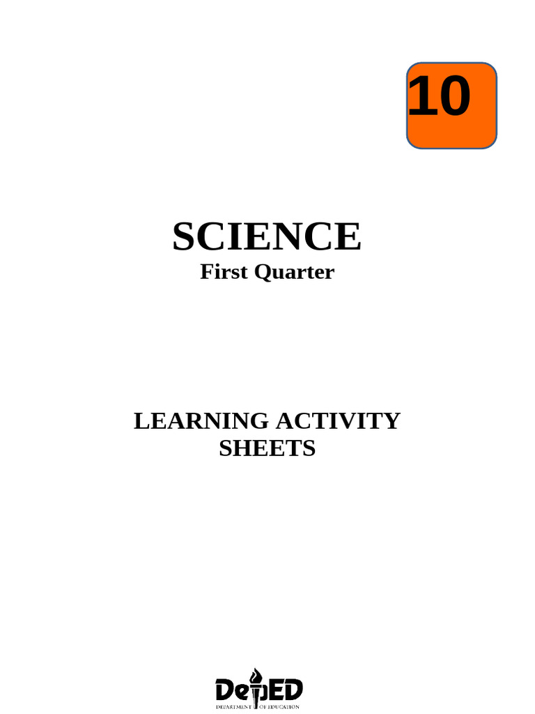 Grade 10 Science Las | PDF | Plate Tectonics | Volcano