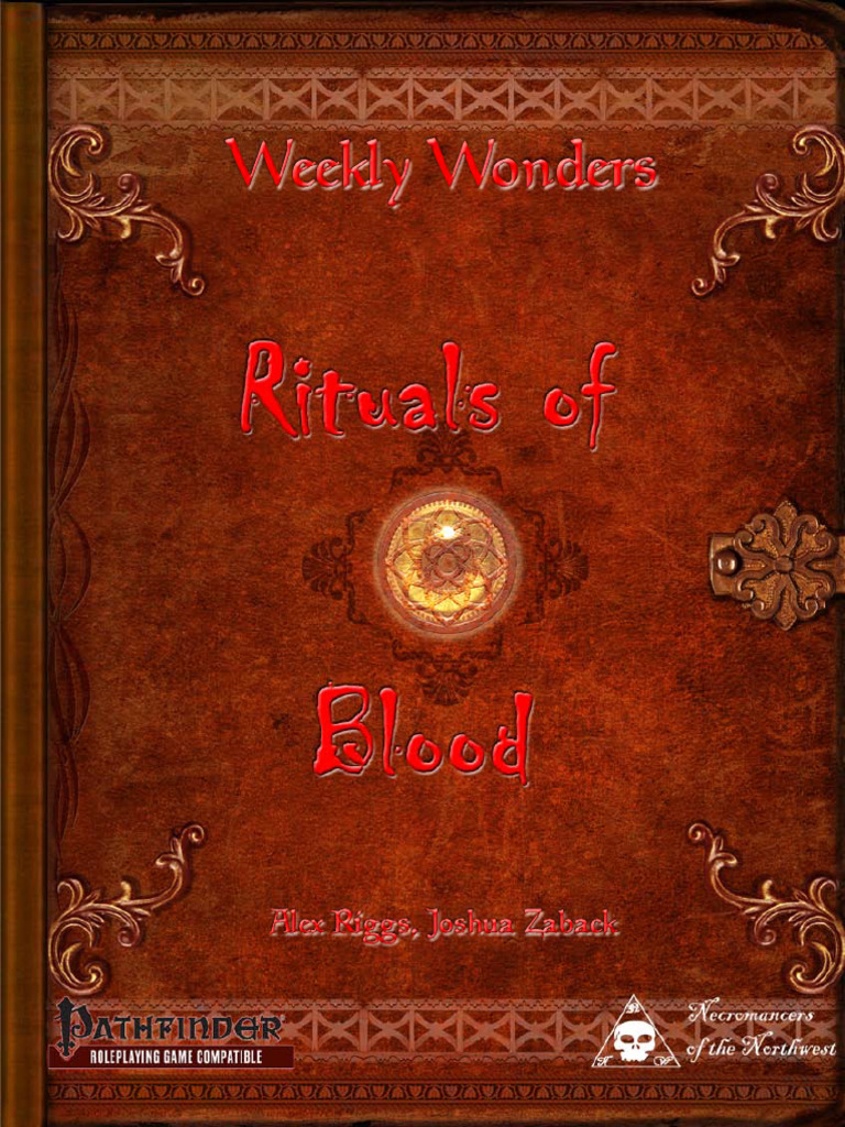 Weekly Wonders - Rituals of Blood | PDF | D20 System | Dungeons & Dragons