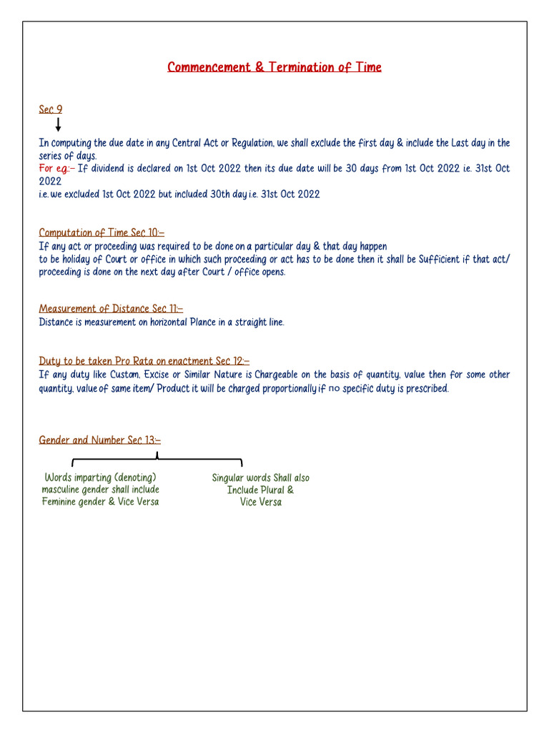 Commencement General Law 2 | PDF