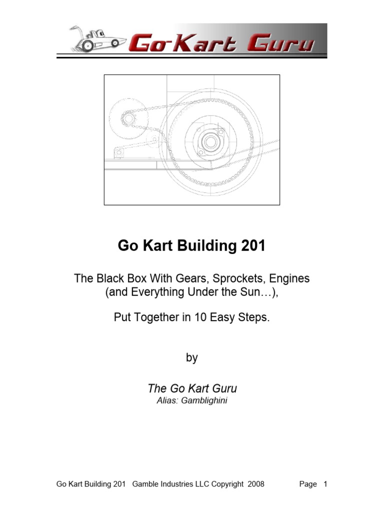 Go Kart Drive System Guide | PDF | Clutch | Axle