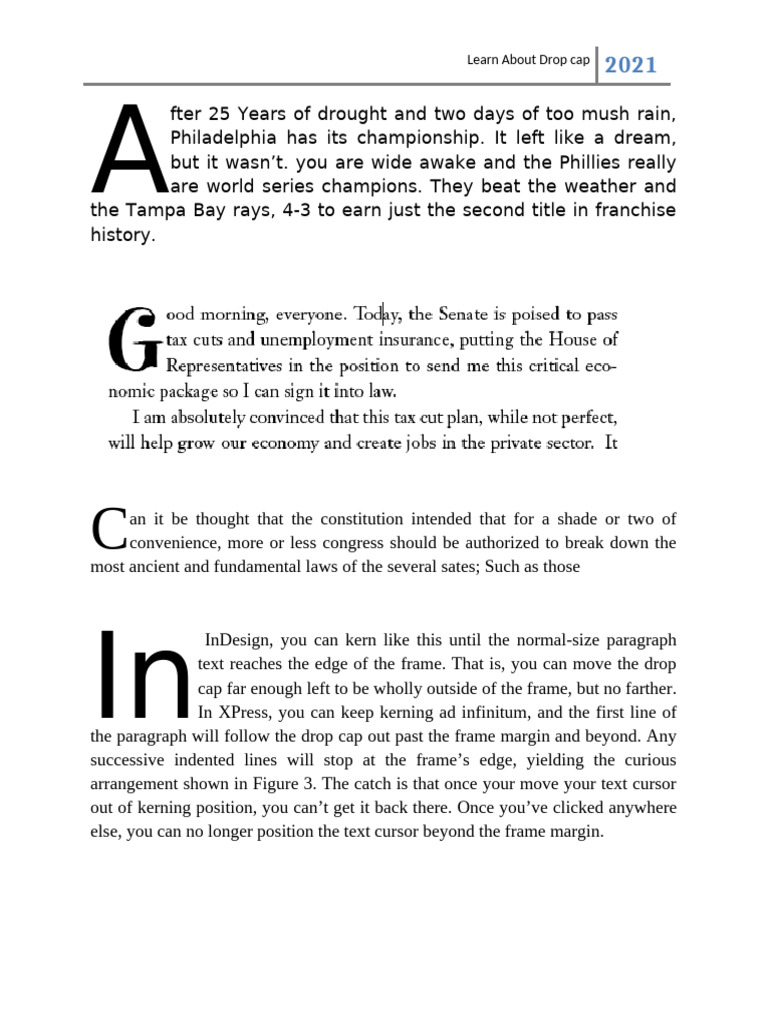 Drop Cap | PDF