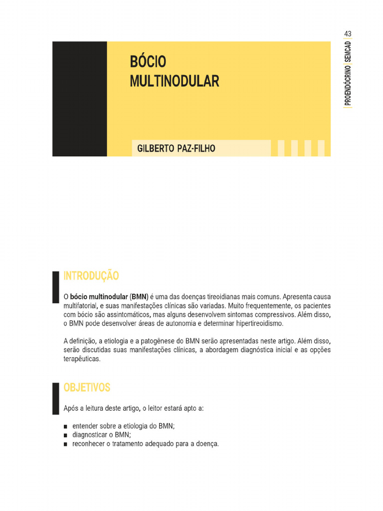 Bócio Multinodular | PDF