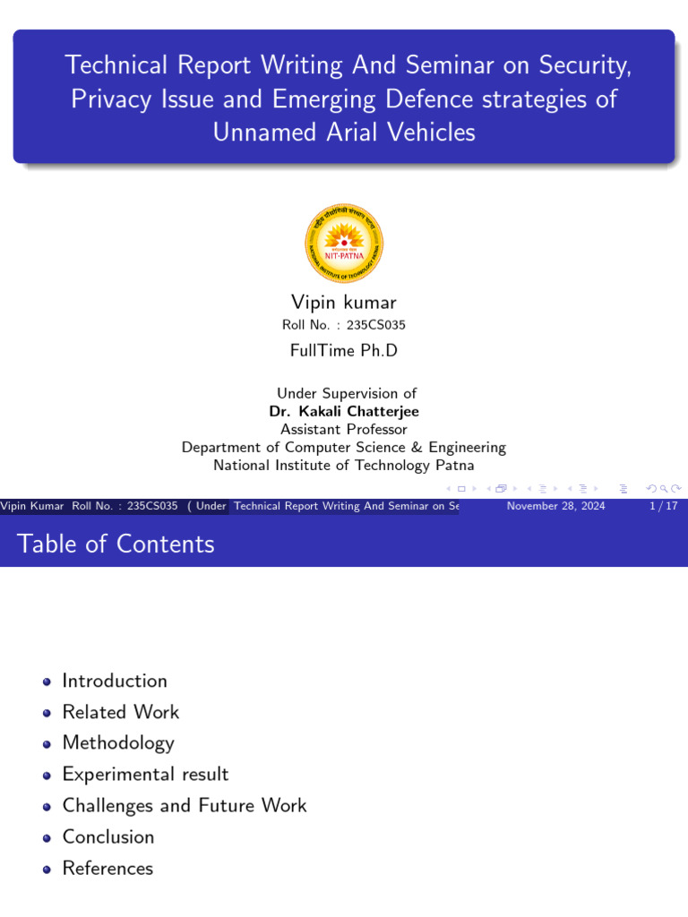 UAV Security and Privacy Challenges | PDF | Unmanned Aerial Vehicle ...