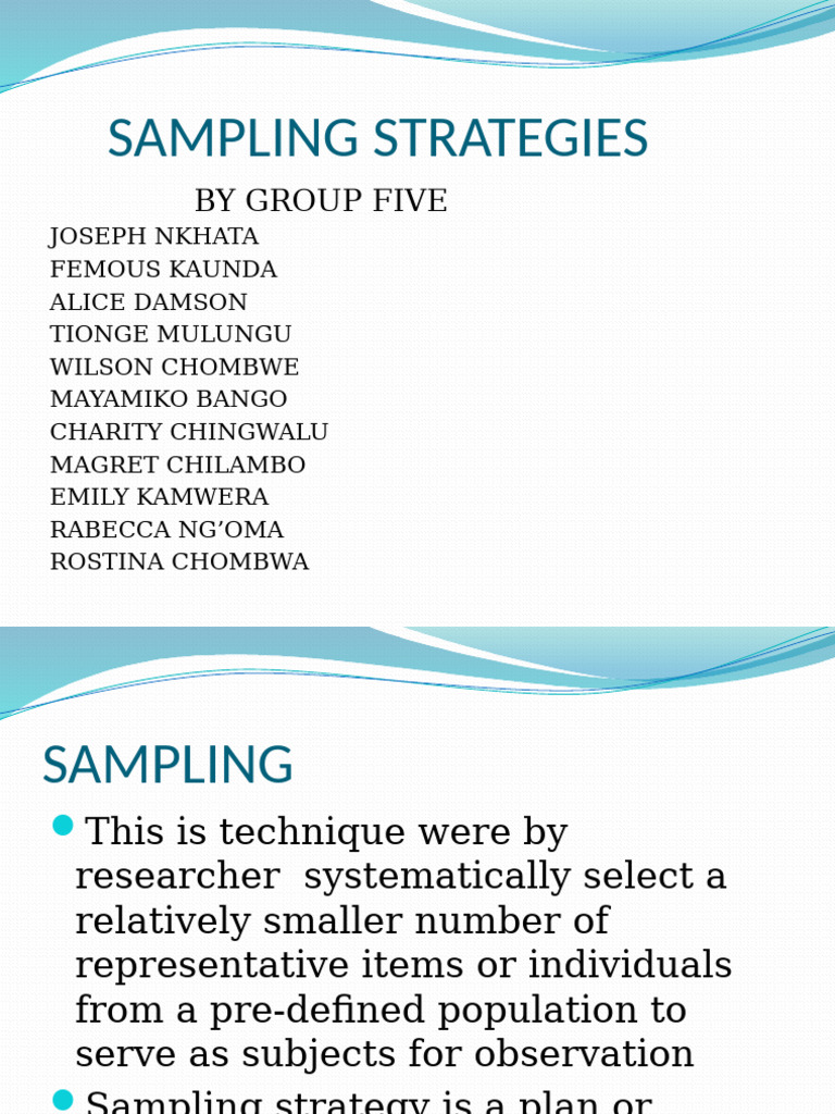 Effective Sampling Strategies Explained | PDF | Sampling (Statistics ...