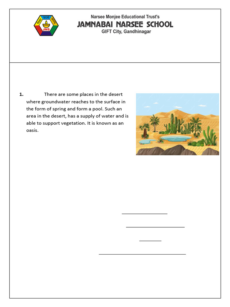 Understanding the Great Indian Desert | PDF | Desert | Nature