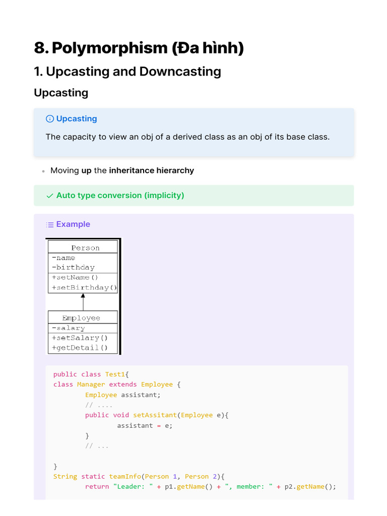 Polymorphism (Đa Hình) | PDF | Method (Computer Programming ...