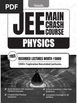 JEE Crash Course: Essential Physics Guide | PDF | Atomic Orbital