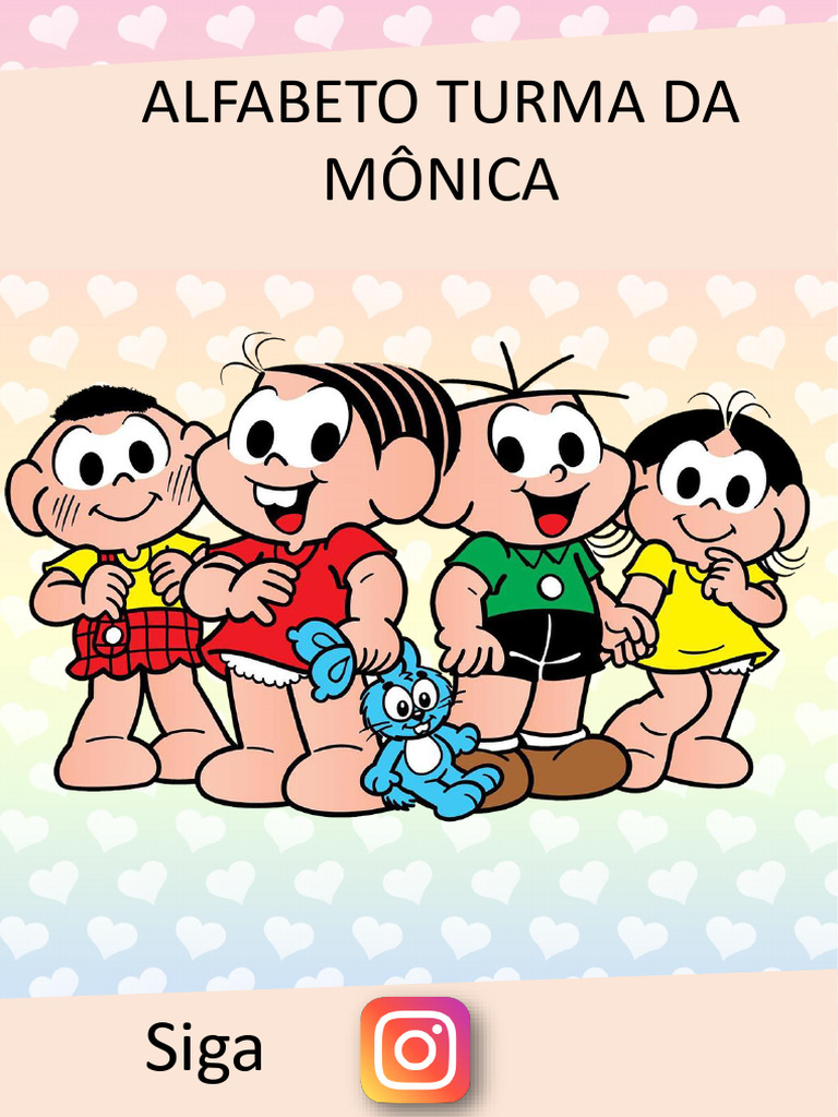 Alfabeto da Turma da Mônica para Imprimir | PDF