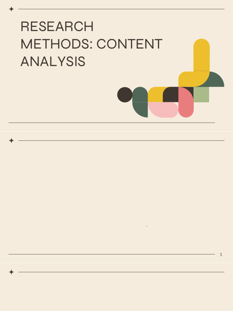 Content Analysis Research Methods Guide | PDF | Sampling (Statistics ...