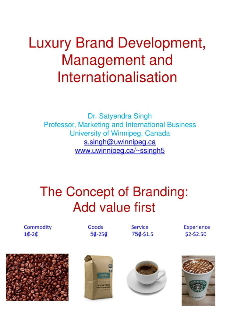 Luxury Brand Management Pdf