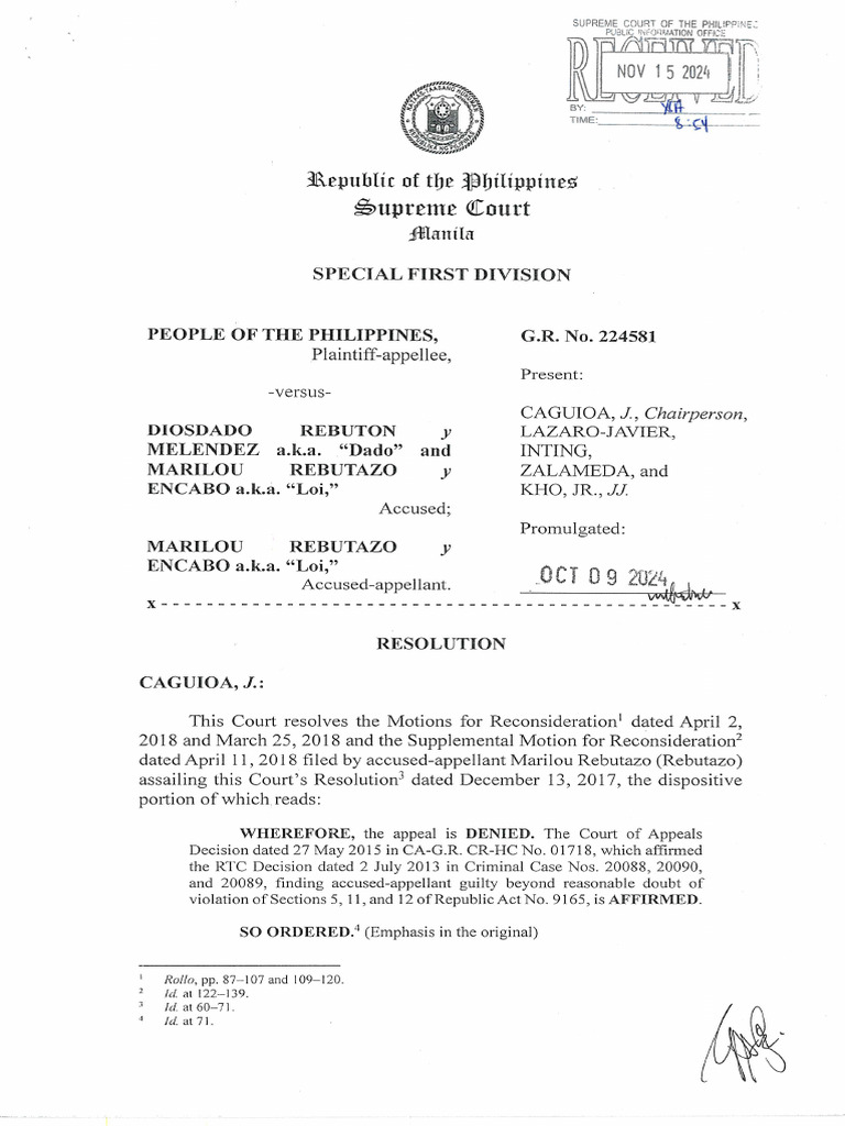 Special-First-Division-G.r.no - .224581resolution (Delay For 30 Minutes ...