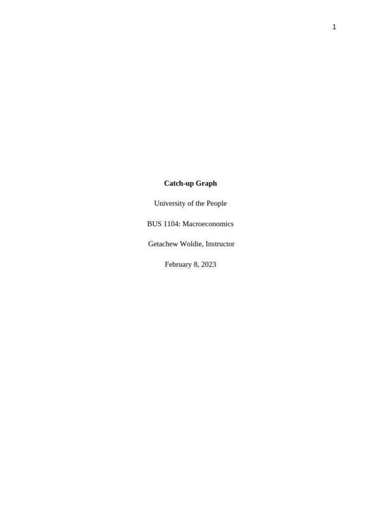 Understanding the Catch-Up Effect in Economics | PDF | Economic Growth ...