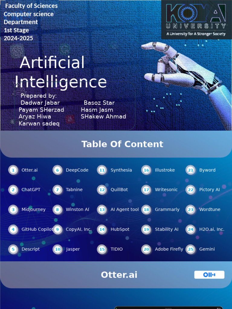 Top AI Tools for 2024-2025 | PDF | Artificial Intelligence ...