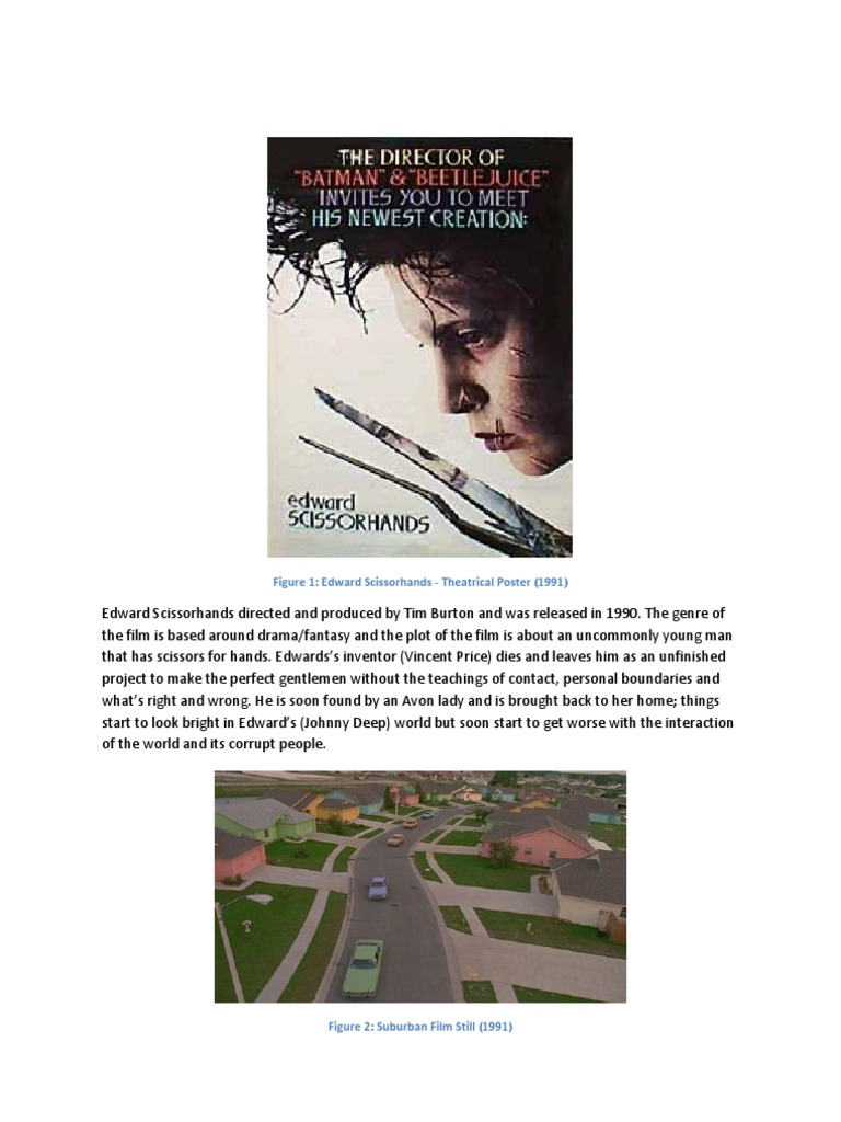 Unit 2 - Edward Scissor Hands Film Review | PDF | Cinema | Leisure