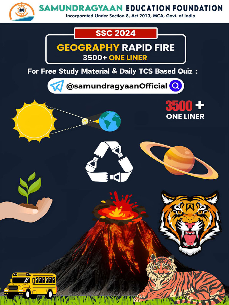 Geography Rapid Fire 3500+ (H) | PDF