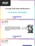 GeM Procurement Manual Overview | PDF | Receipt | Auction
