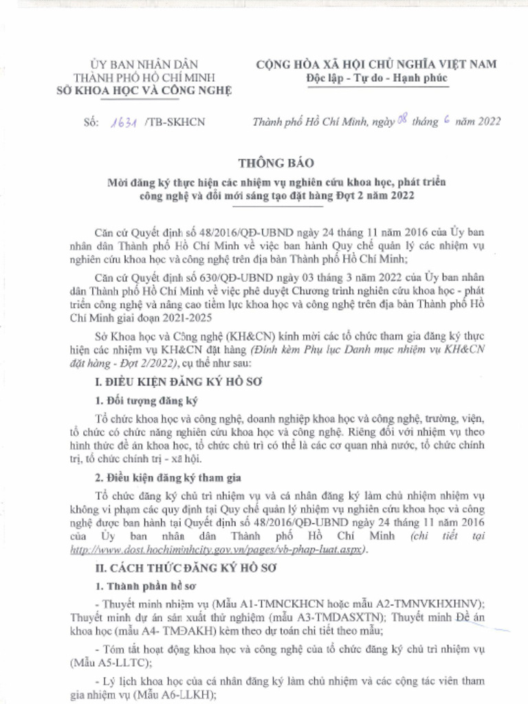 06-2022 Thong Bao Dat Hang Dot 2-2022 | PDF
