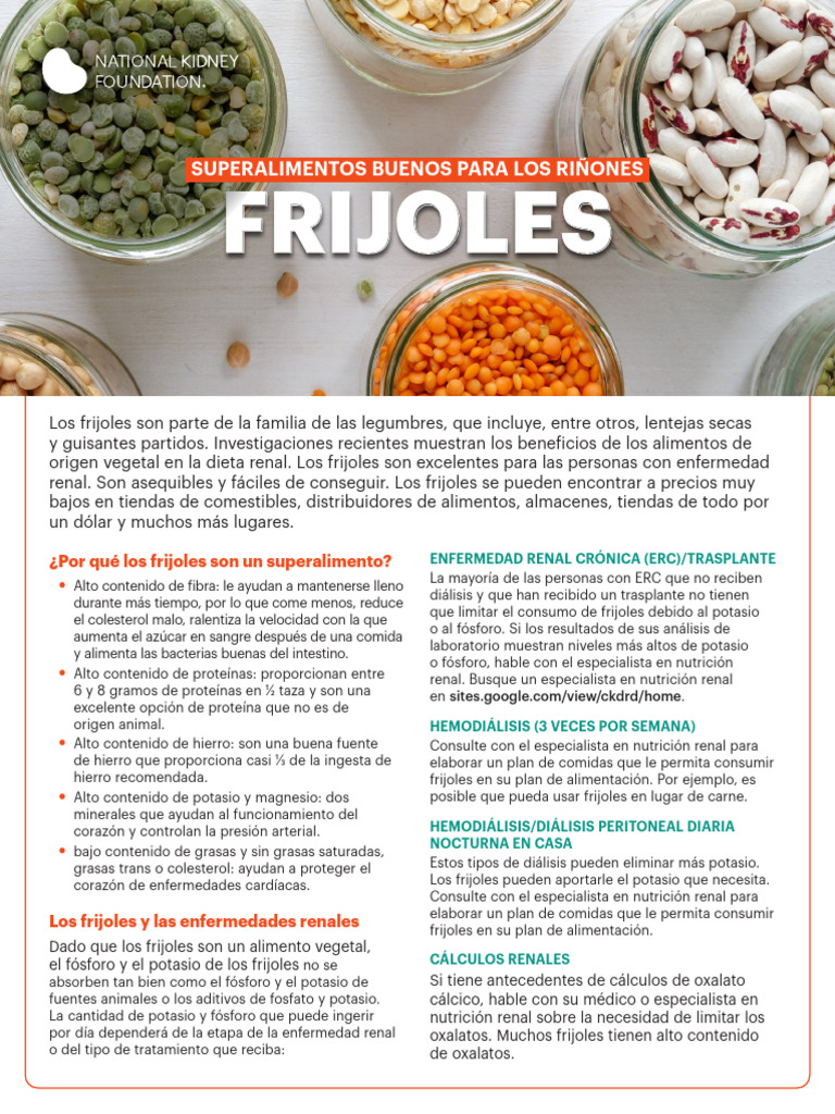 Beans Spanish | PDF | Nutrición | Dieta y nutrición