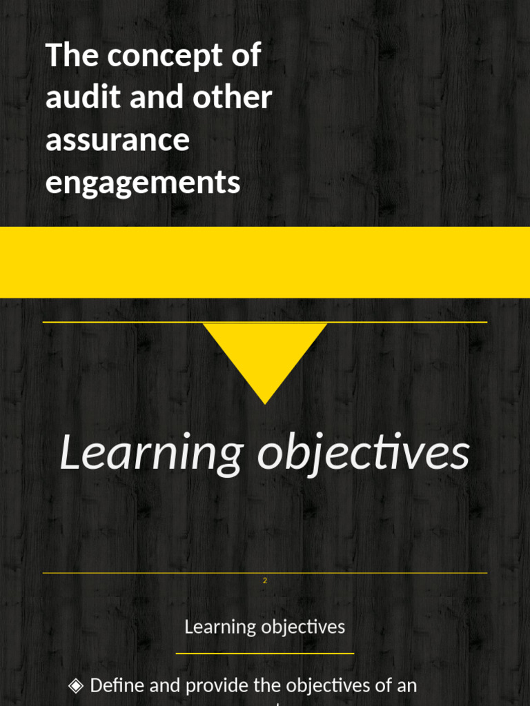 Understanding Assurance Engagements | PDF | Audit | Financial Audit