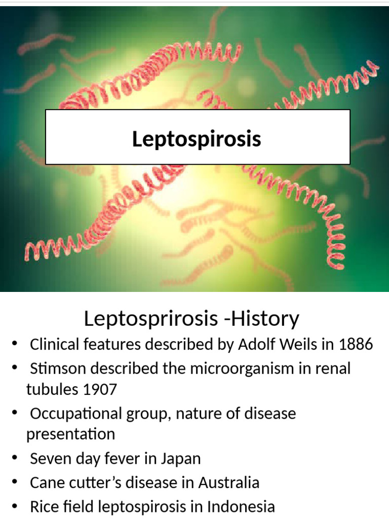 Lepto spiros is pdf health sciences causes of death