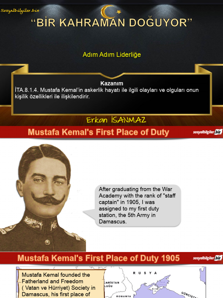 Mustafa Kemal's Military Leadership Journey | PDF | Politics Of The ...