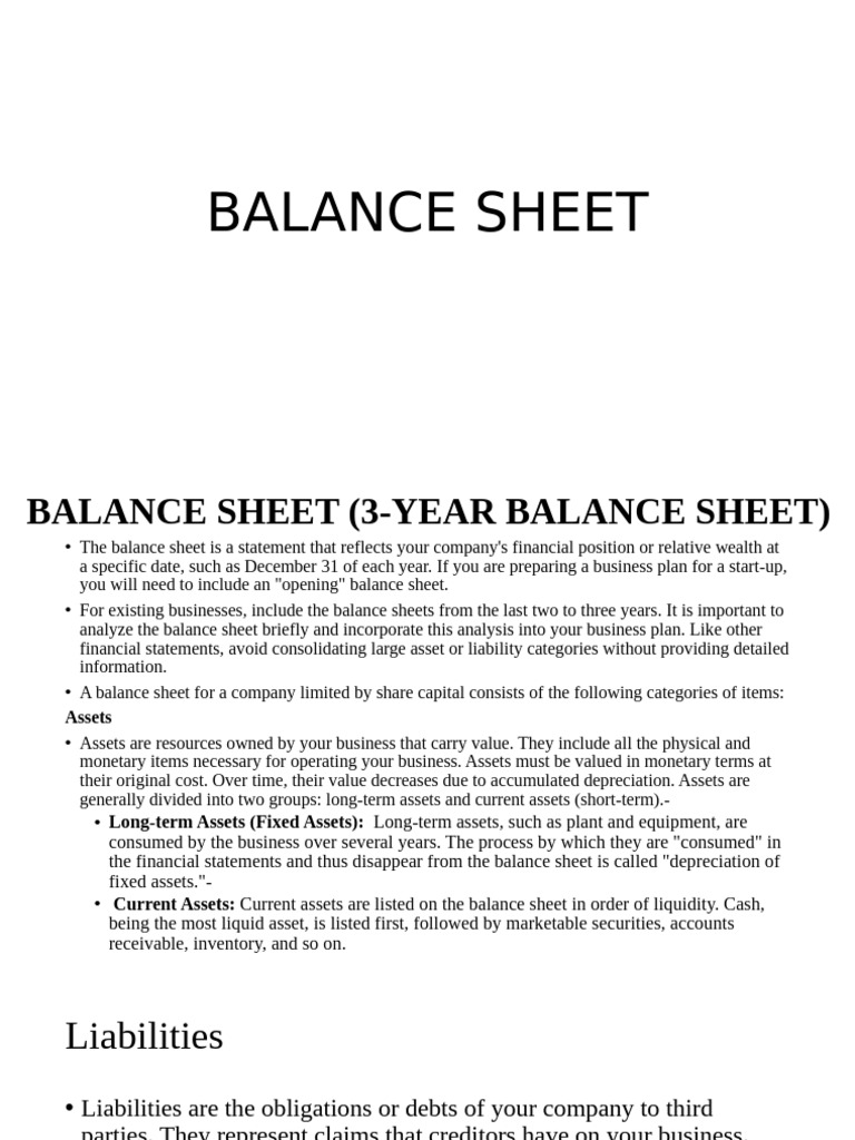 Comprehensive Guide to Balance Sheets | PDF | Balance Sheet | Equity ...