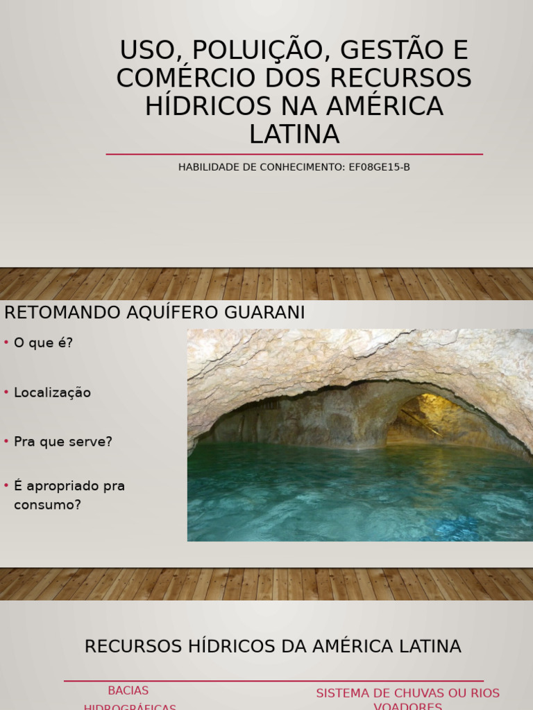 Gestão de Recursos Hídricos na América Latina | PDF