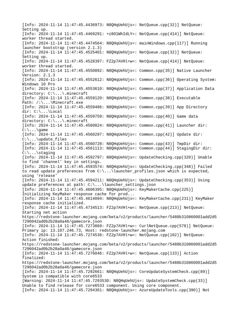 Minecraft Launcher Update Log | PDF | Computing | Utility Software