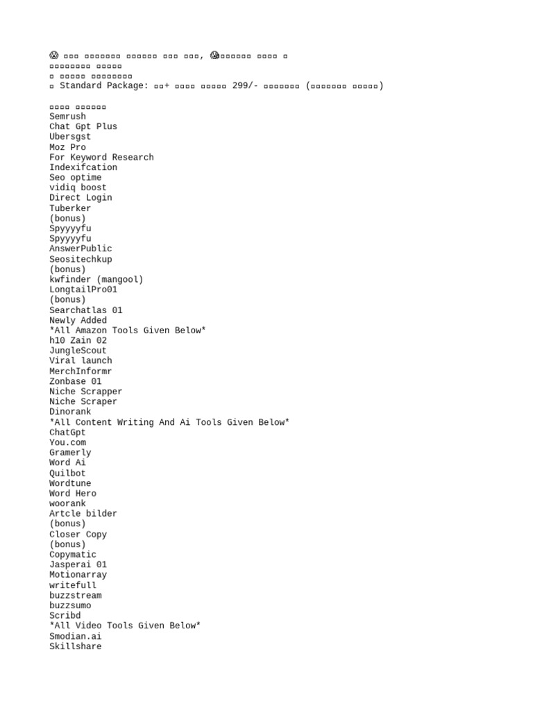 50+ Tool | PDF