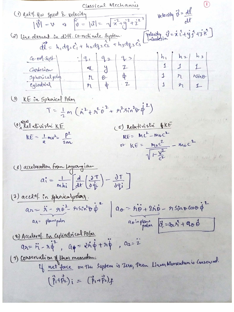 Classical Mechanics Pdf