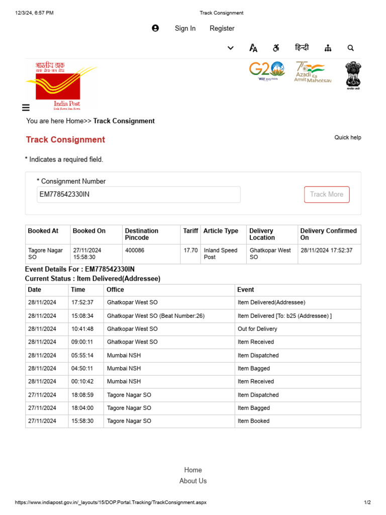 Ali Summons Track Consignment 2 | PDF