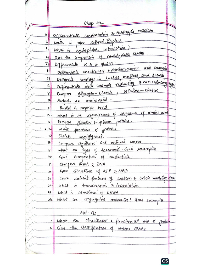 Biology Fbise 11th IMP Qs | PDF