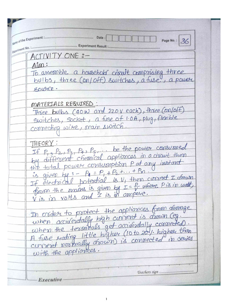 Phy Activity 1 To 4 | PDF