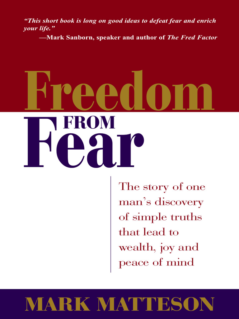 Freedom From Fear | PDF | Thought | Optimism