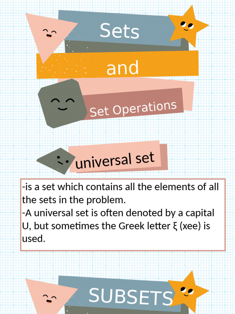 Grade 7. Math Sets and Set Operations | PDF