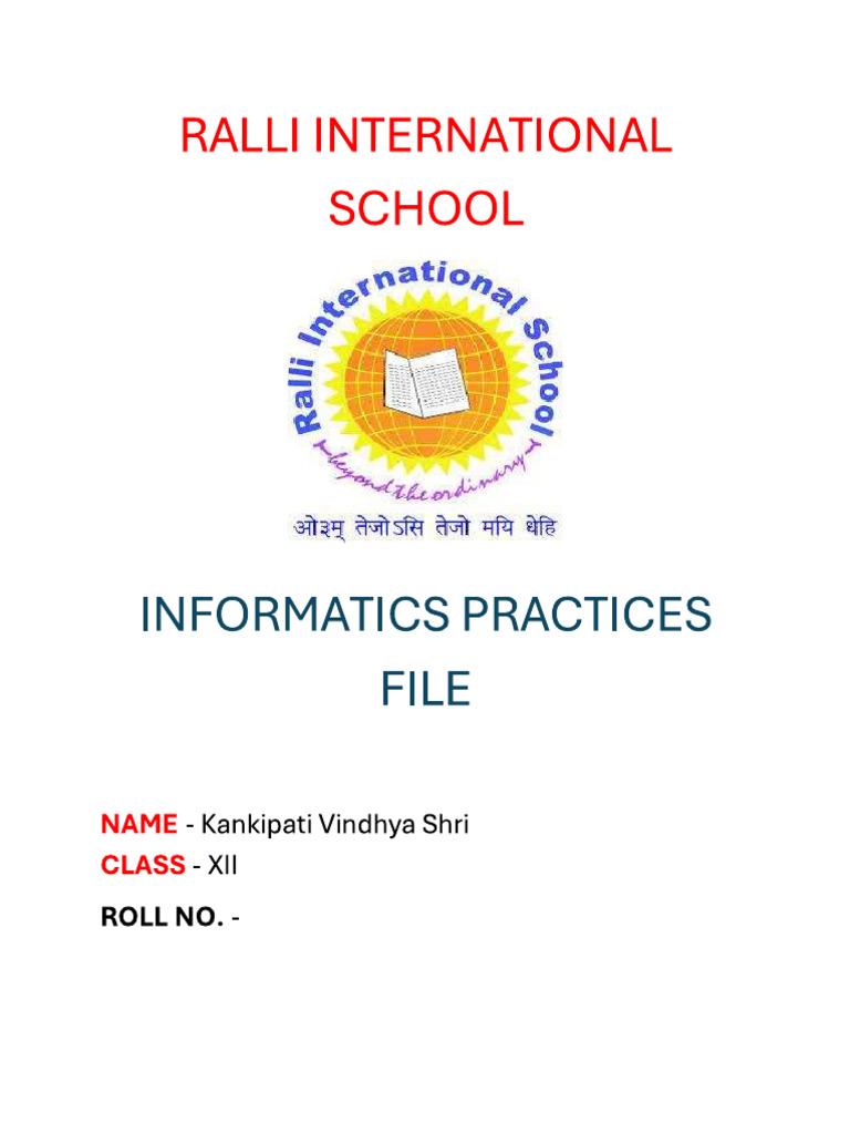 Ip Practicle File | PDF