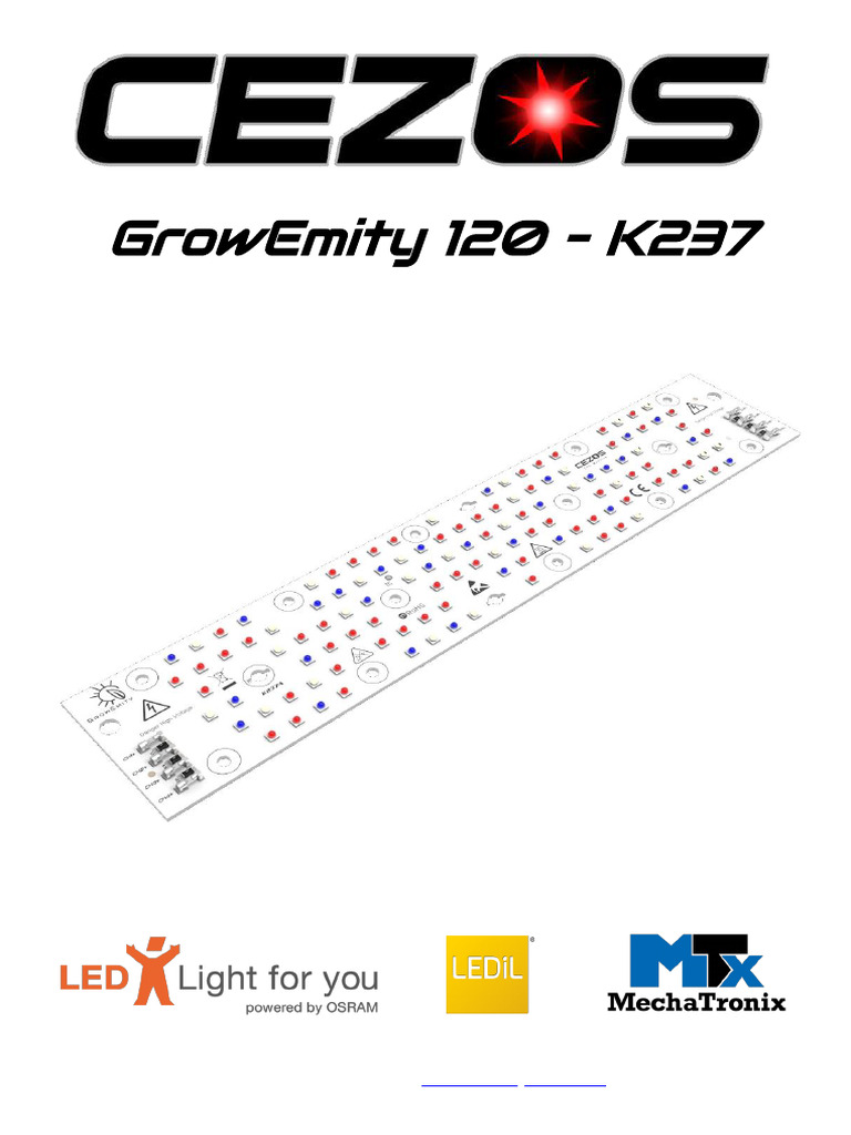 Horticulture_LED_modules_GrowEmity_K237 | PDF | Light Emitting Diode ...