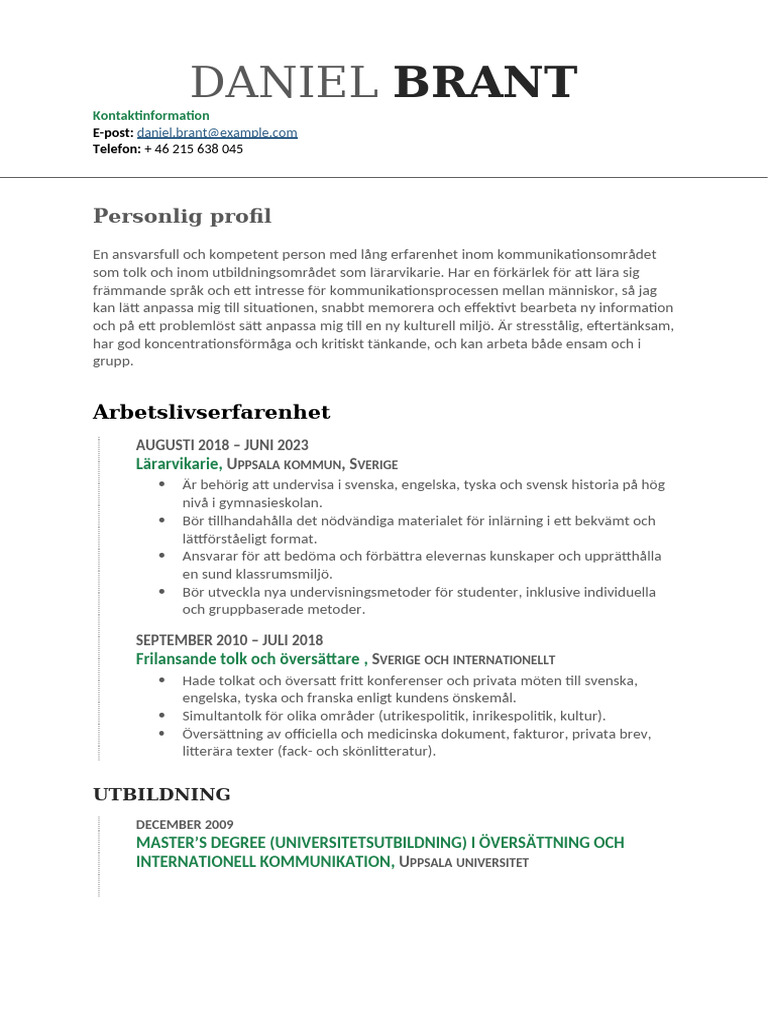 Daniel Brant | PDF
