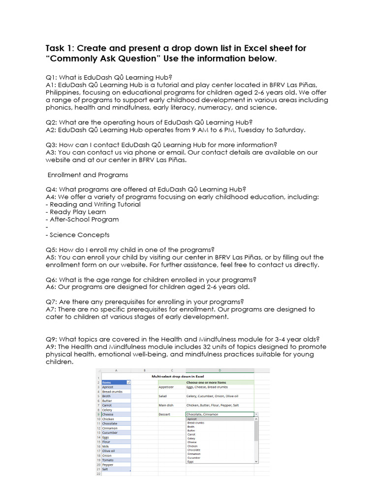 Excel Sheet and Canva Presentation 1 | PDF