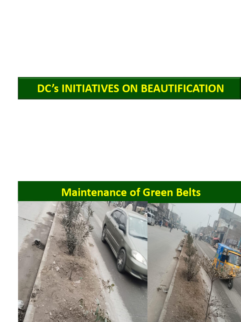 DC'S Initiative On Beautification | PDF