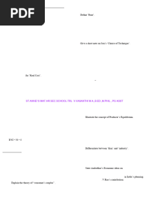 11th Economics Important 23 and 5 Mark Repeated Questions English Medium PDF Download