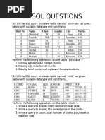 DBMS Practical Question Bank | PDF | Relational Database | Sql