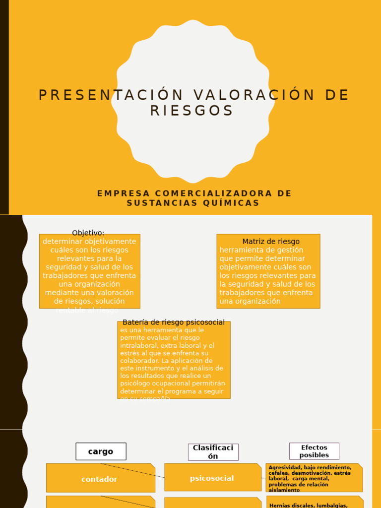 Valoración de Riesgos en Seguridad Laboral | PDF | Factores humanos y ...
