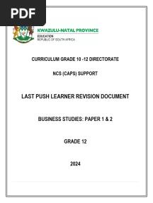 2024 BSTD GRADE 12 LAST PUSH LEARNER REVISION DOCUMENT